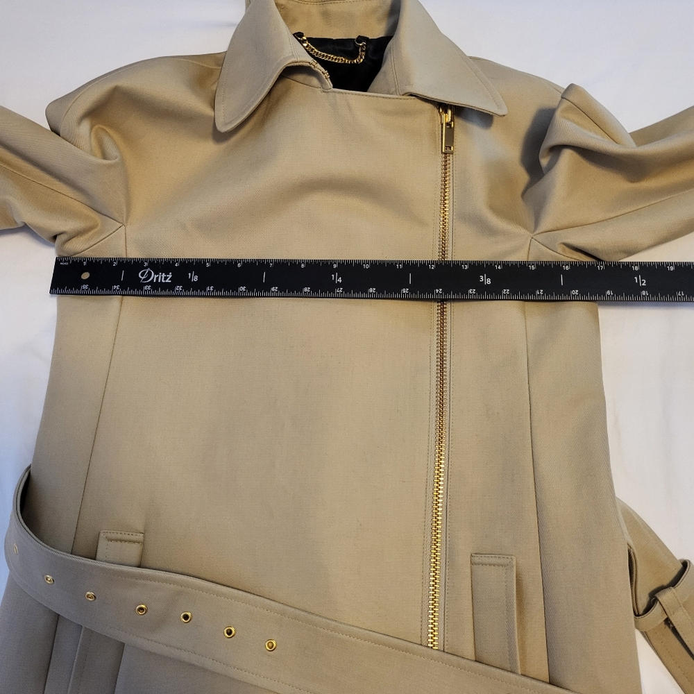 J. Crew Classic, Luxury, Women Trench Coat, Size 00, Vintage Khaki, Fall - Picture 4 of 16